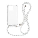 Θήκη Σιλικόνης με Κορδόνι Sonique Armor Clear Xiaomi Redmi 10C Rainbow Λευκό