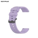 Λουράκι Σιλικόνης Soft Band Sonique 20mm για Amazfit GTS/GTS 2/GTS 2e/GTS 2mini/GTS3/GTR 42MM/BIP U/BIP/BIP lite/ZEPP E Μωβ Ανοιχτό