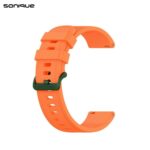 Λουράκι Σιλικόνης Soft Band Sonique 20mm για Amazfit GTS/GTS 2/GTS 2e/GTS 2mini/GTS3/GTR 42MM/BIP U/BIP/BIP lite/ZEPP E Πορτοκαλί