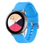 Λουράκι Σιλικόνης Universal Soft Band Sonique 22mm με Ασημί Κούμπωμα για Samsung, Huawei, Amazfit, Xiaomi, Honor Γαλάζιο