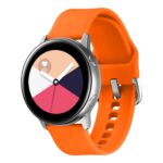 Λουράκι Σιλικόνης Universal Soft Band Sonique 22mm με Ασημί Κούμπωμα για Samsung, Huawei, Amazfit, Xiaomi, Honor Πορτοκαλί